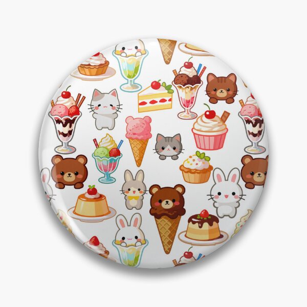 Item preview, Ice Cream Party Animals Seamless designed and sold by KJackArtwork.