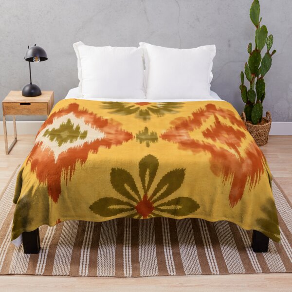 Item preview, A Vibrant Ikat Inspired Textile. designed and sold by Boundless PixelForge.