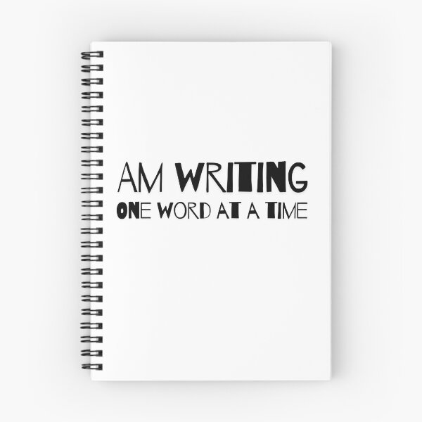 Item preview, Am Writing One Word at a Time designed and sold by PKDWriterMerch.