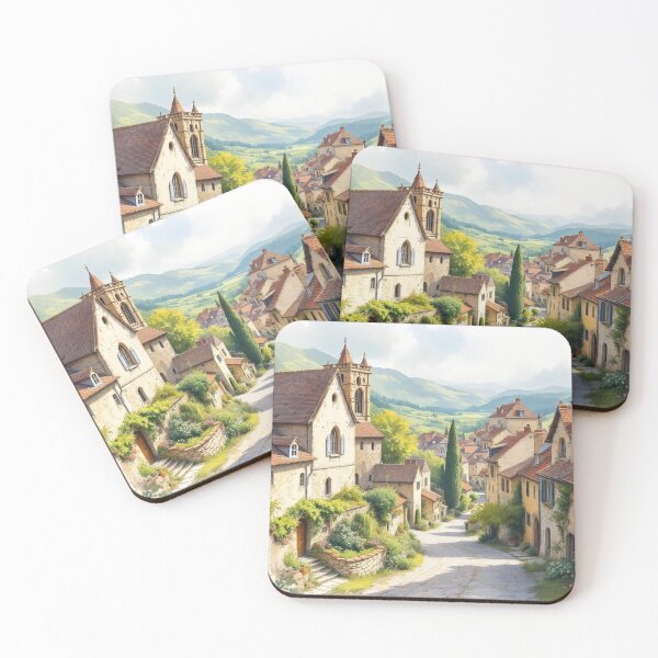 Item preview, Village in the foothills of the Pyrenees (France) designed and sold by jefboutique6150.