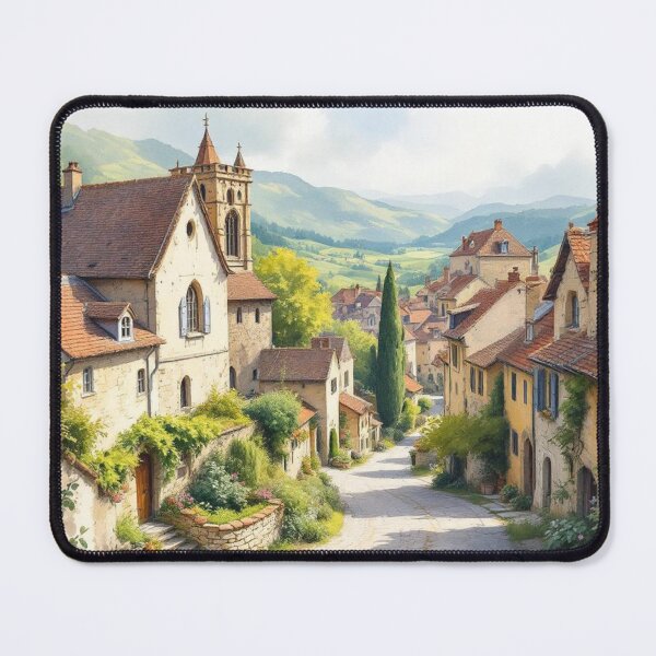 Item preview, Village in the foothills of the Pyrenees (France) designed and sold by jefboutique6150.