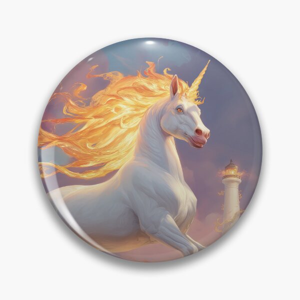 Item preview, Fire Horse with Fiery Horn designed and sold by KieraJewel.