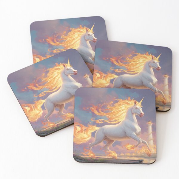Item preview, Fire Horse with Fiery Horn designed and sold by KieraJewel.