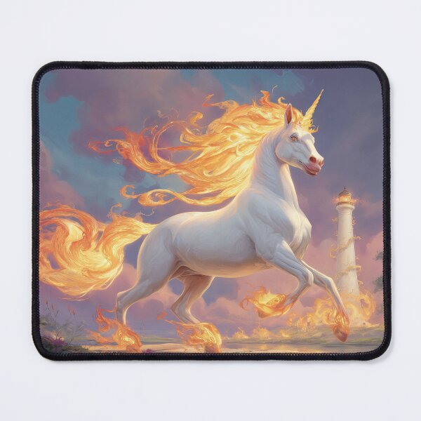 Item preview, Fire Horse with Fiery Horn designed and sold by KieraJewel.