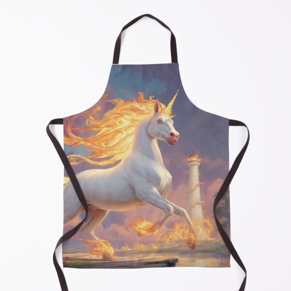 Item preview, Fire Horse with Fiery Horn designed and sold by KieraJewel.