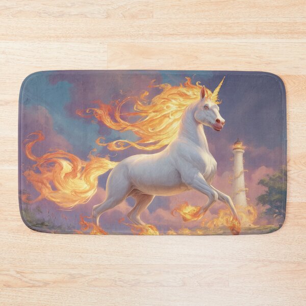 Item preview, Fire Horse with Fiery Horn designed and sold by KieraJewel.