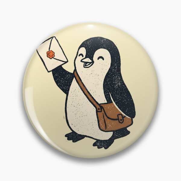 Item preview, Cute Postman Penguin With Mail designed and sold by Imaginationbeyond.