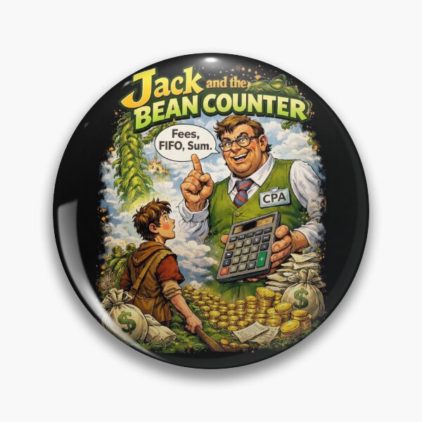 Item preview, Jack and the Bean Counter Accountant CPA designed and sold by FiscalFashions.