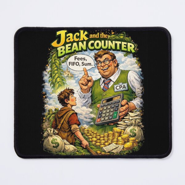 Item preview, Jack and the Bean Counter Accountant CPA designed and sold by FiscalFashions.