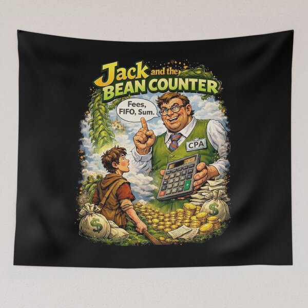 Item preview, Jack and the Bean Counter Accountant CPA designed and sold by FiscalFashions.