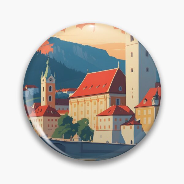 Item preview, Czech Republic Retro Vintage Travel Design designed and sold by TravelersGems.