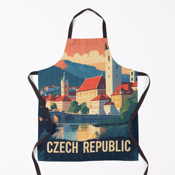 Item preview, Czech Republic Retro Vintage Travel Design designed and sold by TravelersGems.