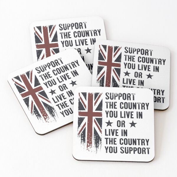 Item preview, Support The Country You Live In British Pride Quote designed and sold by JackCurtis1991.