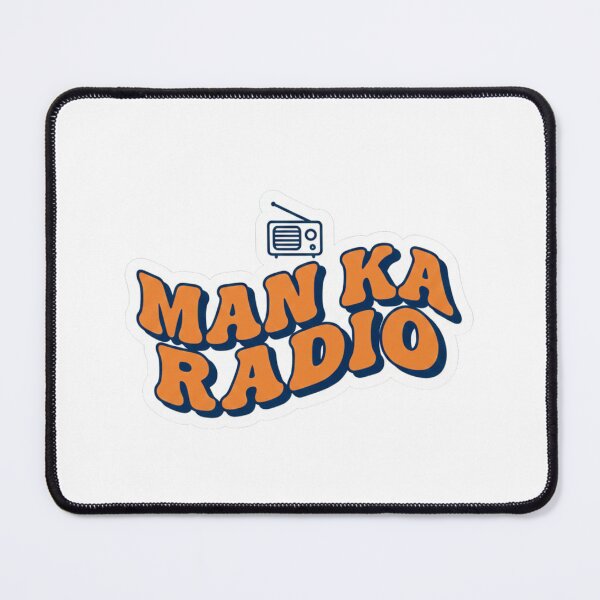 Item preview, Man Ka Radio – Retro Desi Typography Design designed and sold by RelateAndTee.