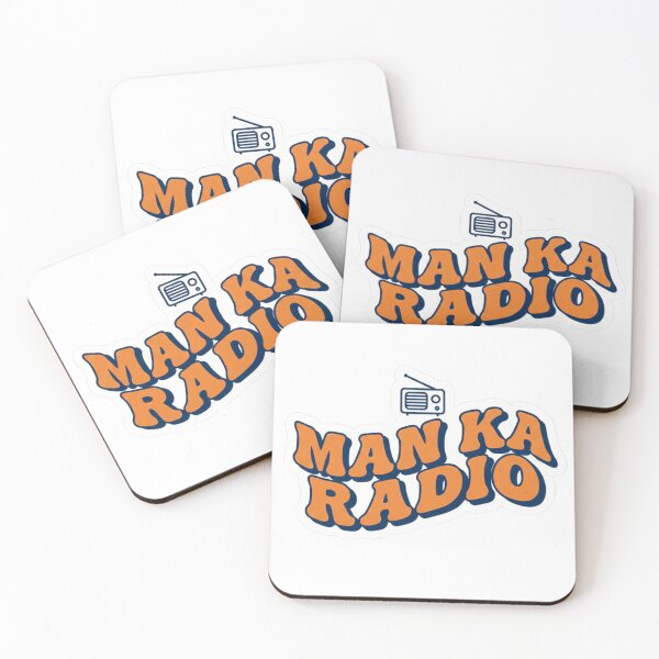 Item preview, Man Ka Radio – Retro Desi Typography Design designed and sold by RelateAndTee.