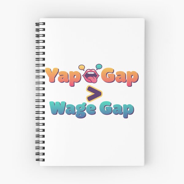 Item preview, Yap Gap > Wage Gap Funny Gen Z Yapper Slang Feminist Pink Purple Bold Quote designed and sold by Selloria.