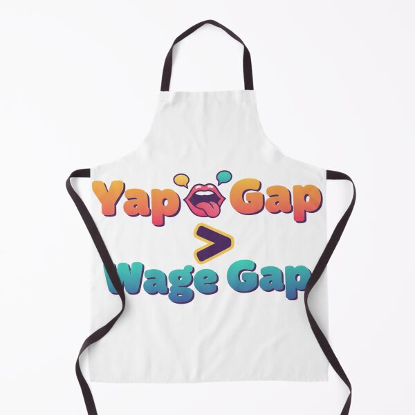 Item preview, Yap Gap > Wage Gap Funny Gen Z Yapper Slang Feminist Pink Purple Bold Quote designed and sold by Selloria.