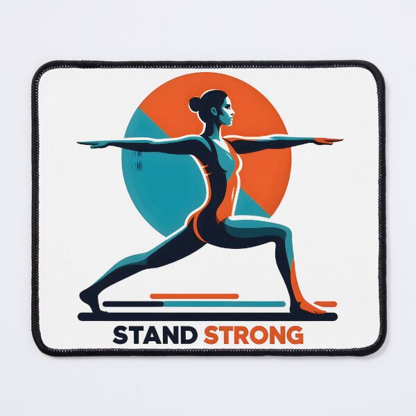 Item preview, yoga pose, meditation, exercise, yogi, fitness, tree pose, asana designed and sold by TrueArtVibes.