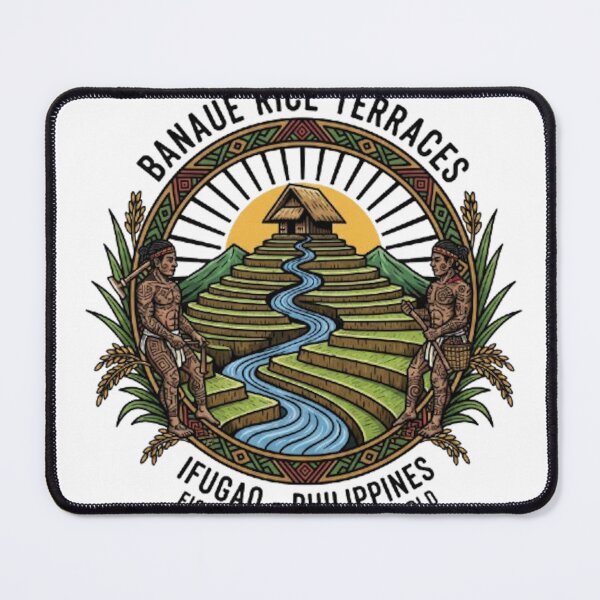Item preview, BANAUE RICE TERRACES IFUGAO designed and sold by likbatonboot.