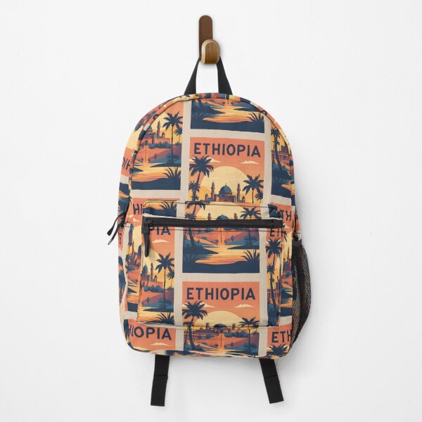 Item preview, Ethiopia Retro Vintage Travel Design designed and sold by TravelersGems.