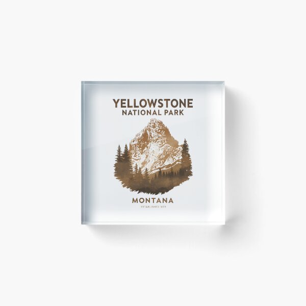 Item preview, Yellowstone National Park - Montana designed and sold by GoodOldVintage.