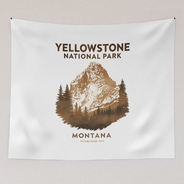 Item preview, Yellowstone National Park - Montana designed and sold by GoodOldVintage.