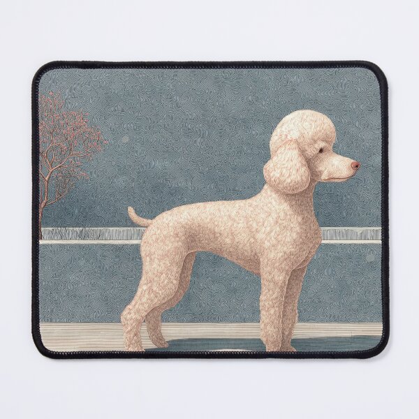 Item preview, Elegant Poodle in Side Profile designed and sold by lautir.
