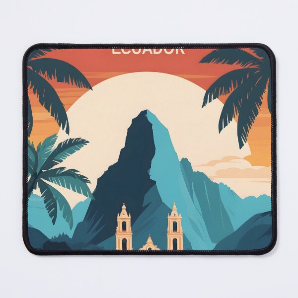 Item preview, Ecuador Retro Vintage Travel Design designed and sold by TravelersGems.