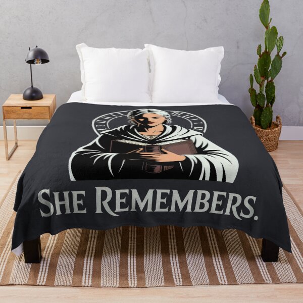 Item preview, She Remembers Dark Fantasy Priestess Scholarly Aesthetic designed and sold by SplashTastic.