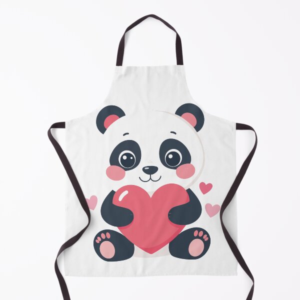 Item preview, Cute Panda Holding Heart – Kawaii Valentine Panda designed and sold by Rocamisetas.