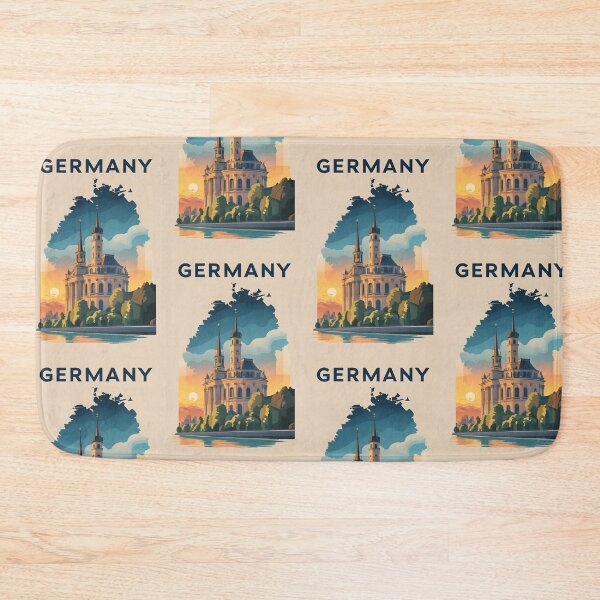 Item preview, Germany Retro Vintage Travel Design designed and sold by TravelersGems.