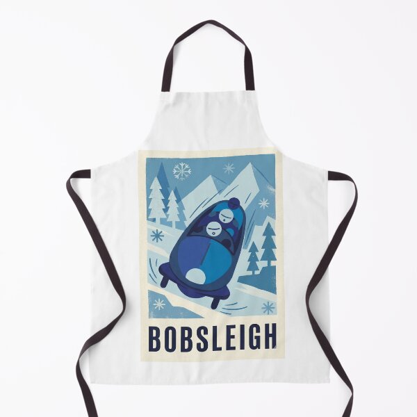 Item preview, Bobsleigh Vintage Poster – Classic Olympic Winter Sports Wall Art designed and sold by MiszungART.