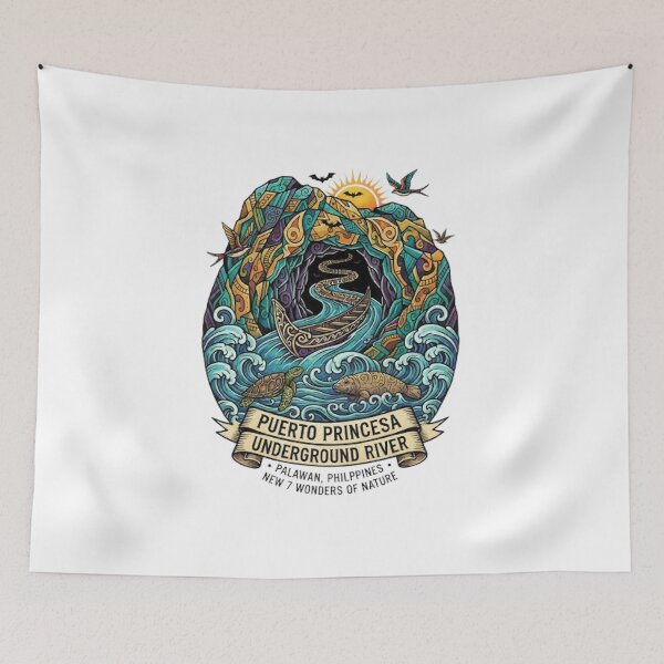 Item preview, PUERTO PRINCESA UNDERGROUND RIVER designed and sold by likbatonboot.