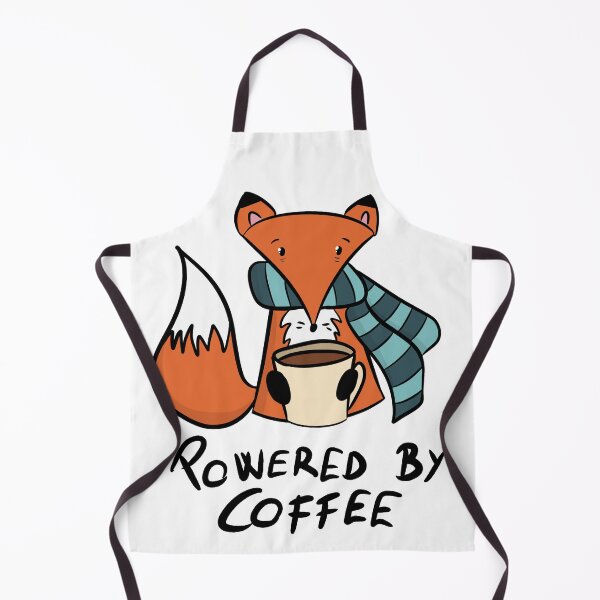 Item preview, Cute Cozy Fox - Powered by Coffee designed and sold by DesignFreakArt.