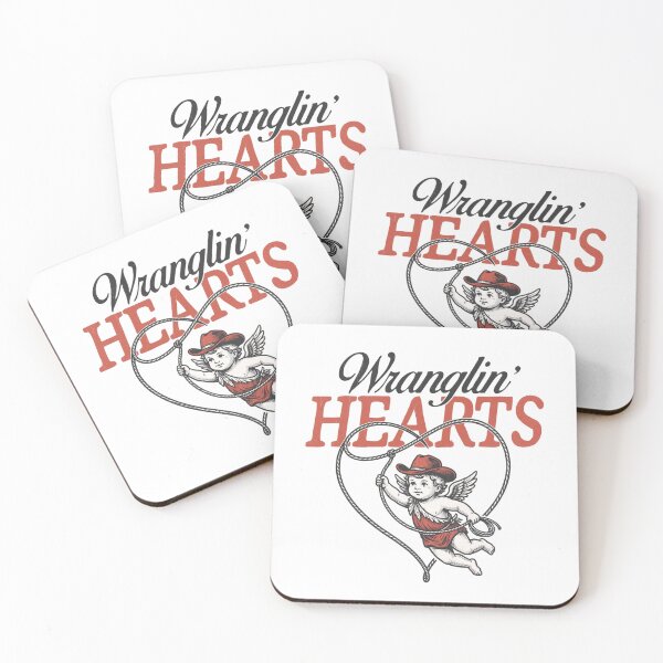 Item preview, Wranglin' hearts - Retro Valentine's day designed and sold by sapnaela.