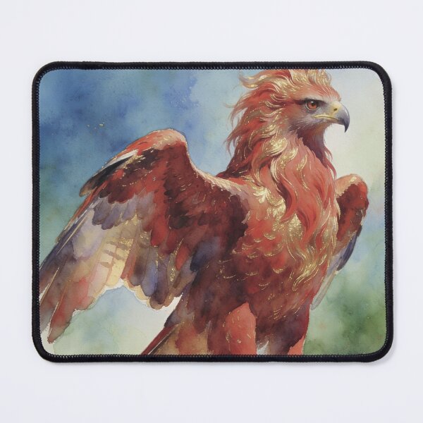 Item preview, Red and Gold majestic eagle designed and sold by WildArtIT.