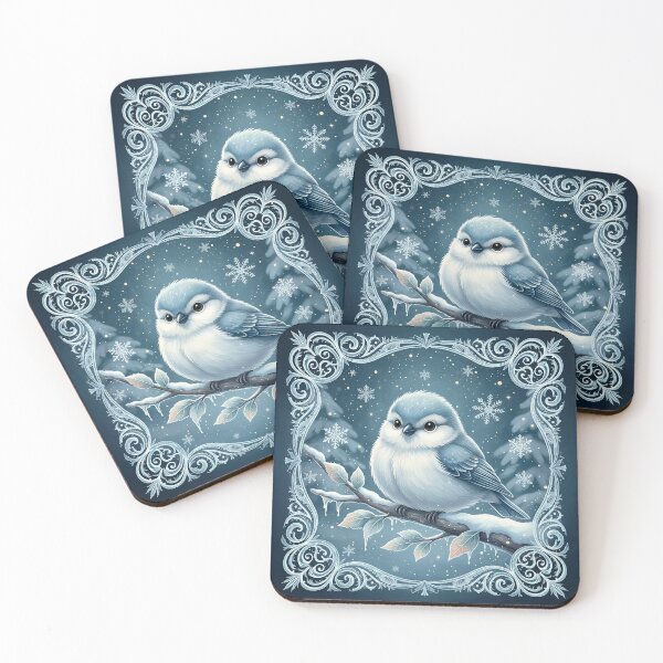 Item preview, Winter Whisper – Little Bird in Snowy Silence designed and sold by Iras-Art-Corner.
