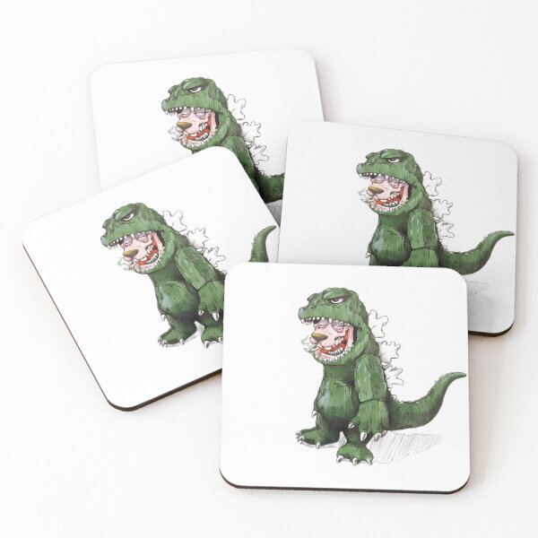 Item preview, Dog in Kaiju Costume, Street Art Style designed and sold by ITz Shop.