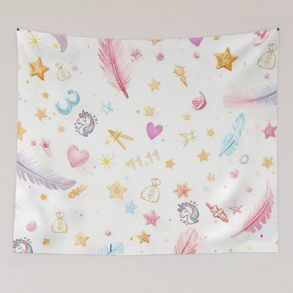 Item preview, Tokens from the Universe – Cute Spiritual Synchronicity Digital Art designed and sold by CharismaticMindArt.