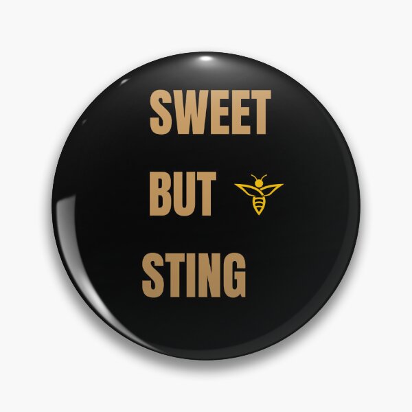 Item preview, Sweet But Sting – Minimal Bee Quote designed and sold by GentleStudio.