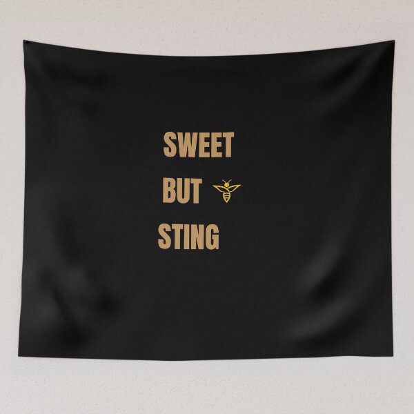 Item preview, Sweet But Sting – Minimal Bee Quote designed and sold by GentleStudio.