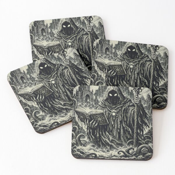 Item preview, Madness Awaits Below – Lovecraftian Cosmic Horror Illustration designed and sold by KrissCrea.