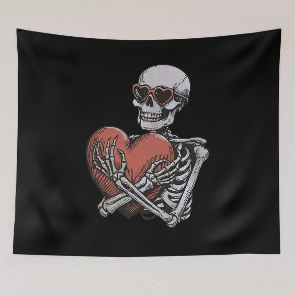 Item preview, Valentine Skeleton designed and sold by sapnaela.