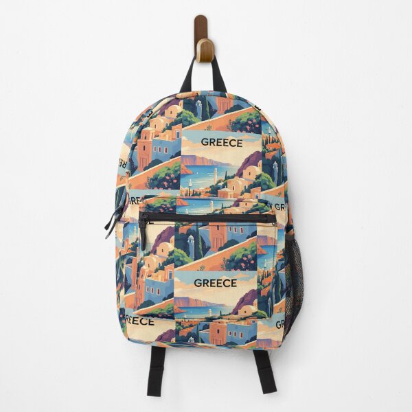 Item preview, Greece Retro Vintage Travel Design designed and sold by TravelersGems.
