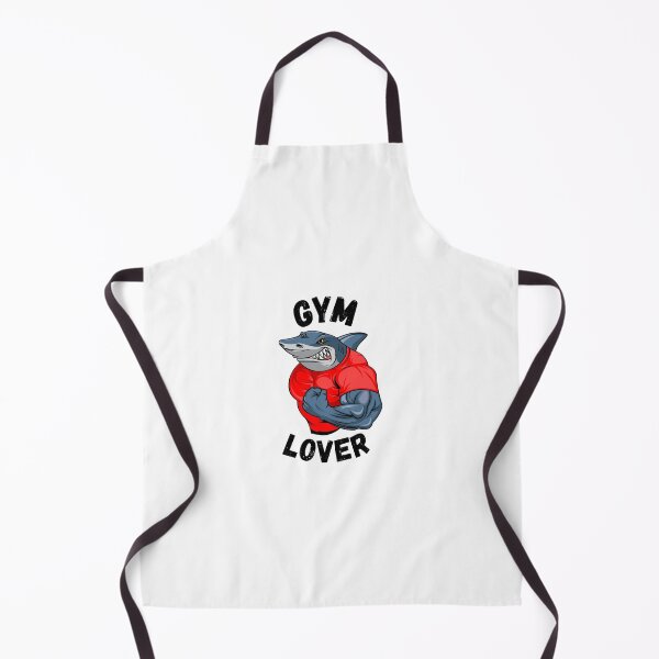 Item preview, Gym Lover Shark - Funny Fitness Workout Bodybuilder Tee designed and sold by RelateAndTee.