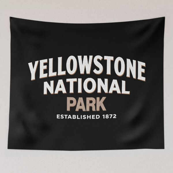 Item preview, Yellowstone National Park  designed and sold by GoodOldVintage.