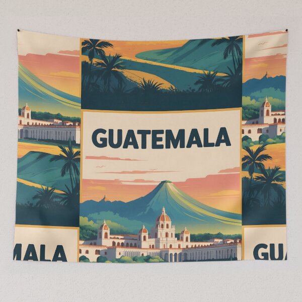 Item preview, Guatemala Retro Vintage Travel Design designed and sold by TravelersGems.