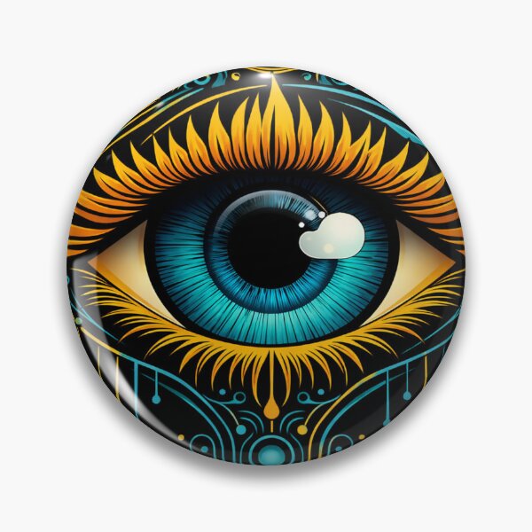 Item preview, Mystic Eye – Minimal Psychedelic Oracle Symbol designed and sold by the-dovlat.