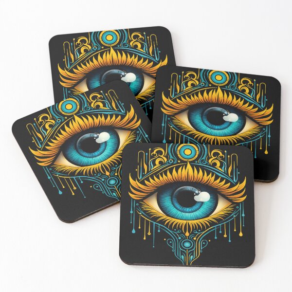 Item preview, Mystic Eye – Minimal Psychedelic Oracle Symbol designed and sold by the-dovlat.