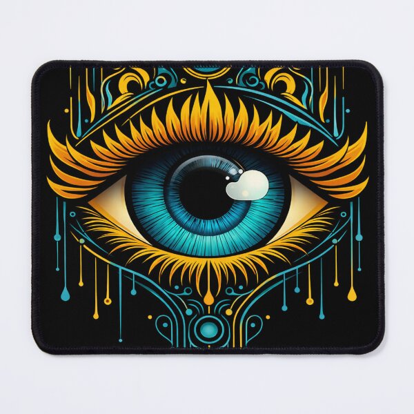 Item preview, Mystic Eye – Minimal Psychedelic Oracle Symbol designed and sold by the-dovlat.